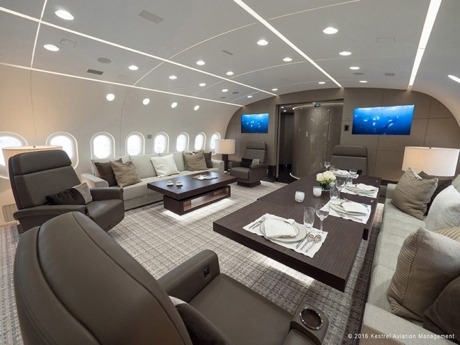 private jet Boeing Business Jet 787